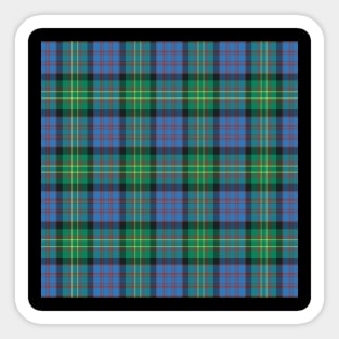 Bowie Ancient Plaid Tartan Scottish Sticker